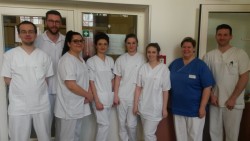 v.l.n.r.: Johannes Kübsch, Konrad Mocek, Janine Schulz,Ulyana Rudenko, Friederike Görlitz, Mandy Ehrenberg, Rya Görges, Sebastian Bernholz-Koch